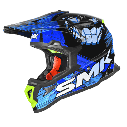 SMK Smiley Adult Off Road Helmet GL251