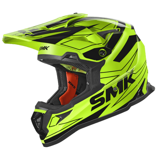 SMK Slope Hi Vision Adult Off Road Helmet GL420