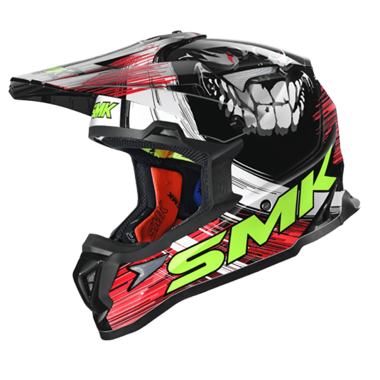 SMK Smiley Adult Off Road Helmet GL234