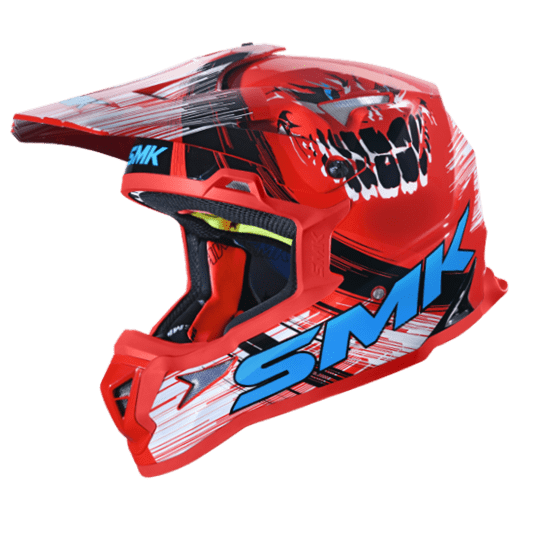 SMK Smiley Adult Off Road Helmet GL315