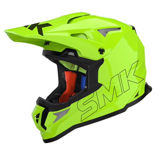 SMK Unicolor Hi Vision Adult Off Road Helmet HV420