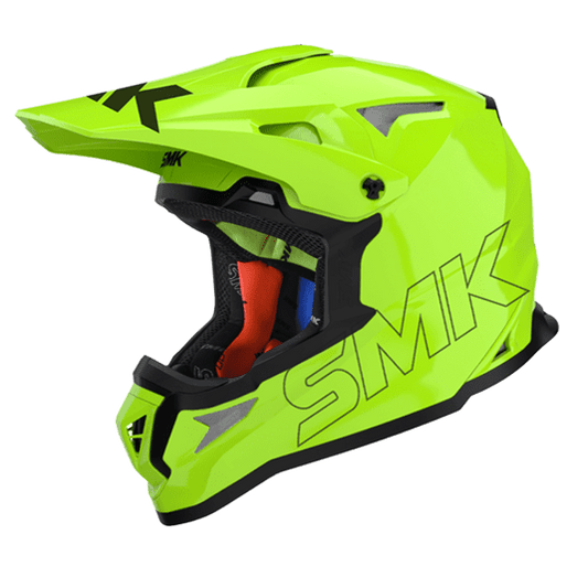 SMK Unicolor Hi Vision Adult Off Road Helmet HV420